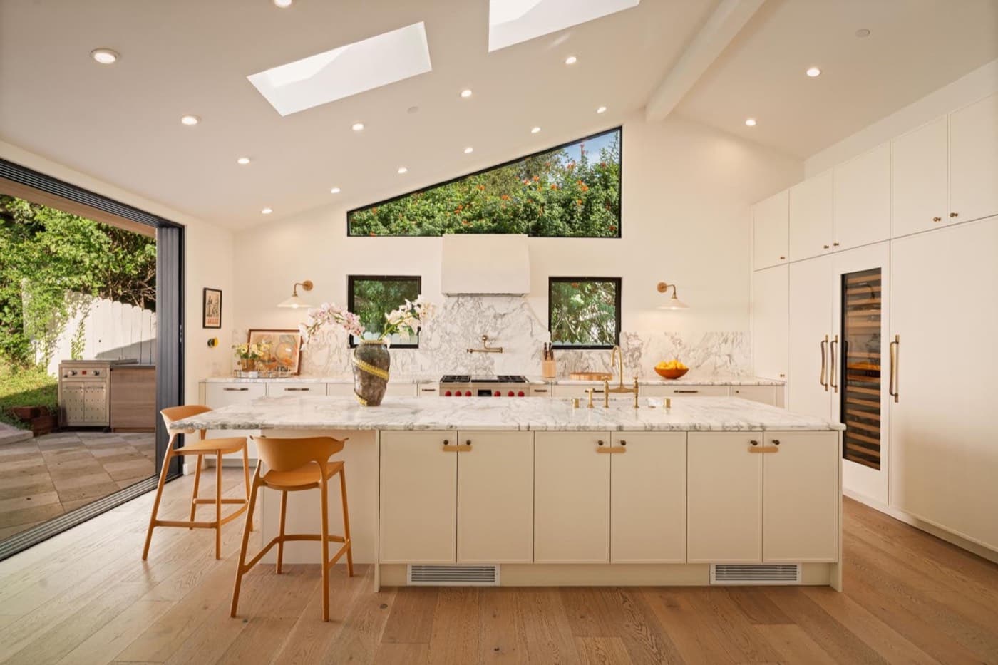 California kitchen with warm natural light