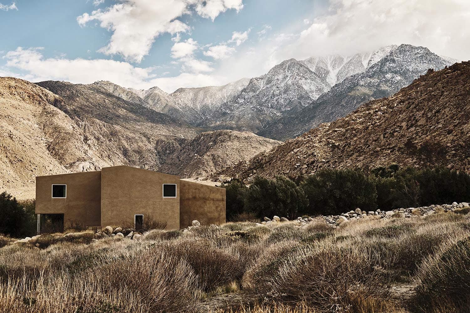 witness locations windblock house palm springs exterior desert mountains olive grove