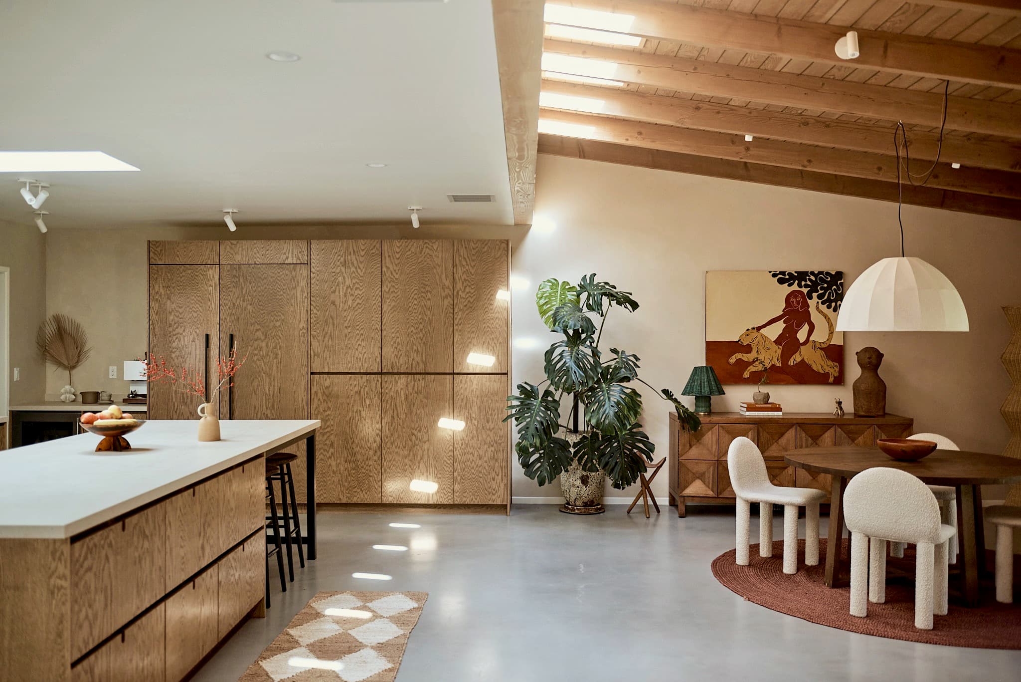 witness locations hinton house woodland hills los angeles kitchen dining island dome pendant