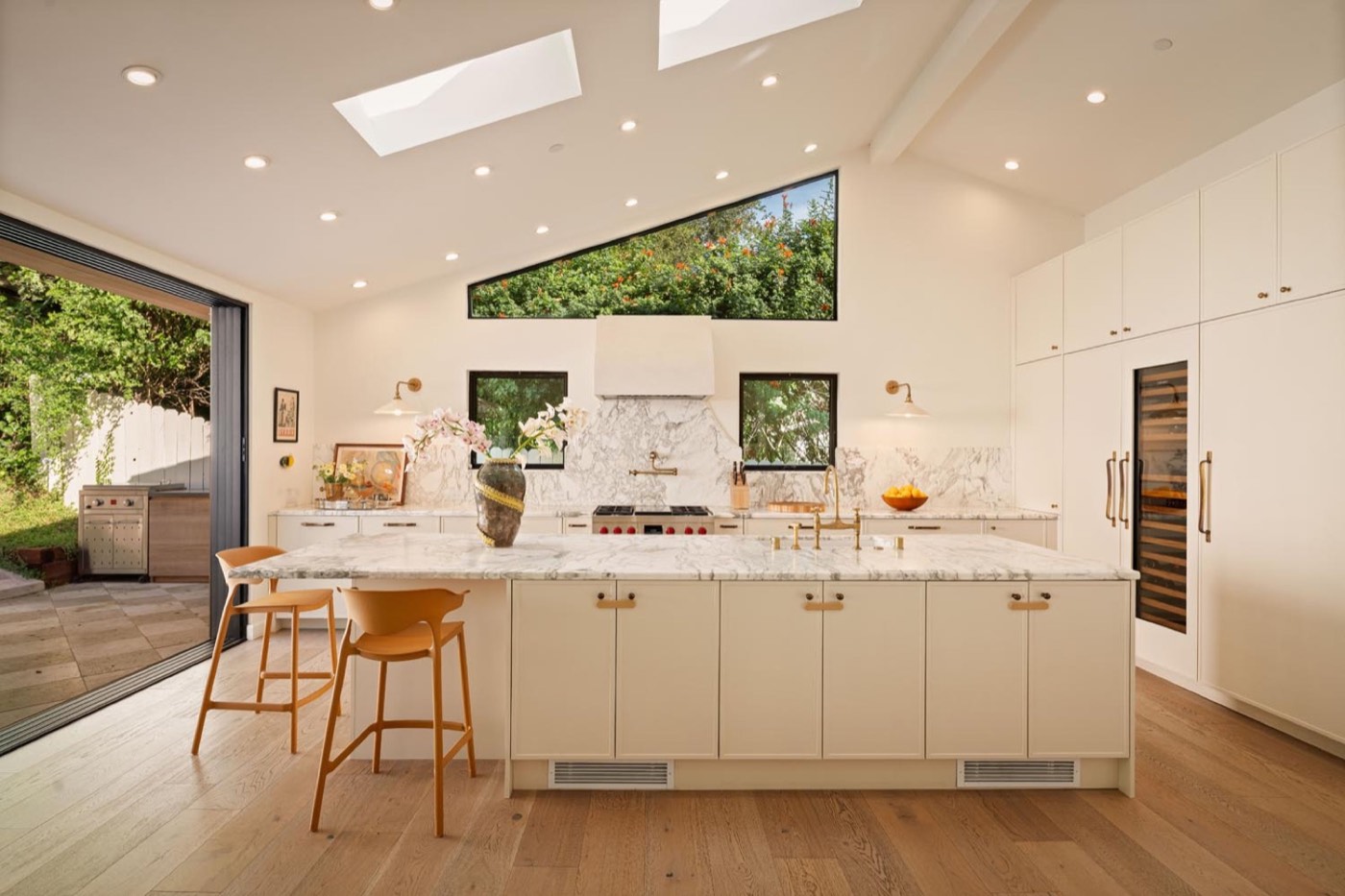 California kitchen with warm natural light
