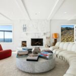 Contemporary two‑story house overlooking the ocean