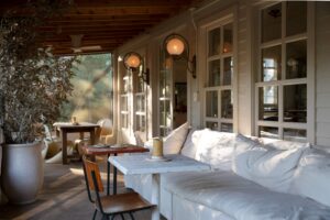 Editorial-ready farmhouse interior in Round Top, Texas