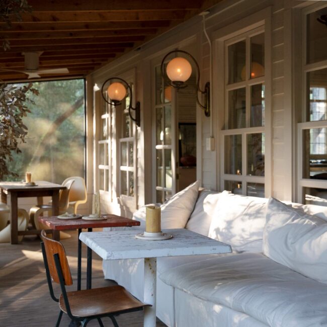 Editorial-ready farmhouse interior in Round Top, Texas